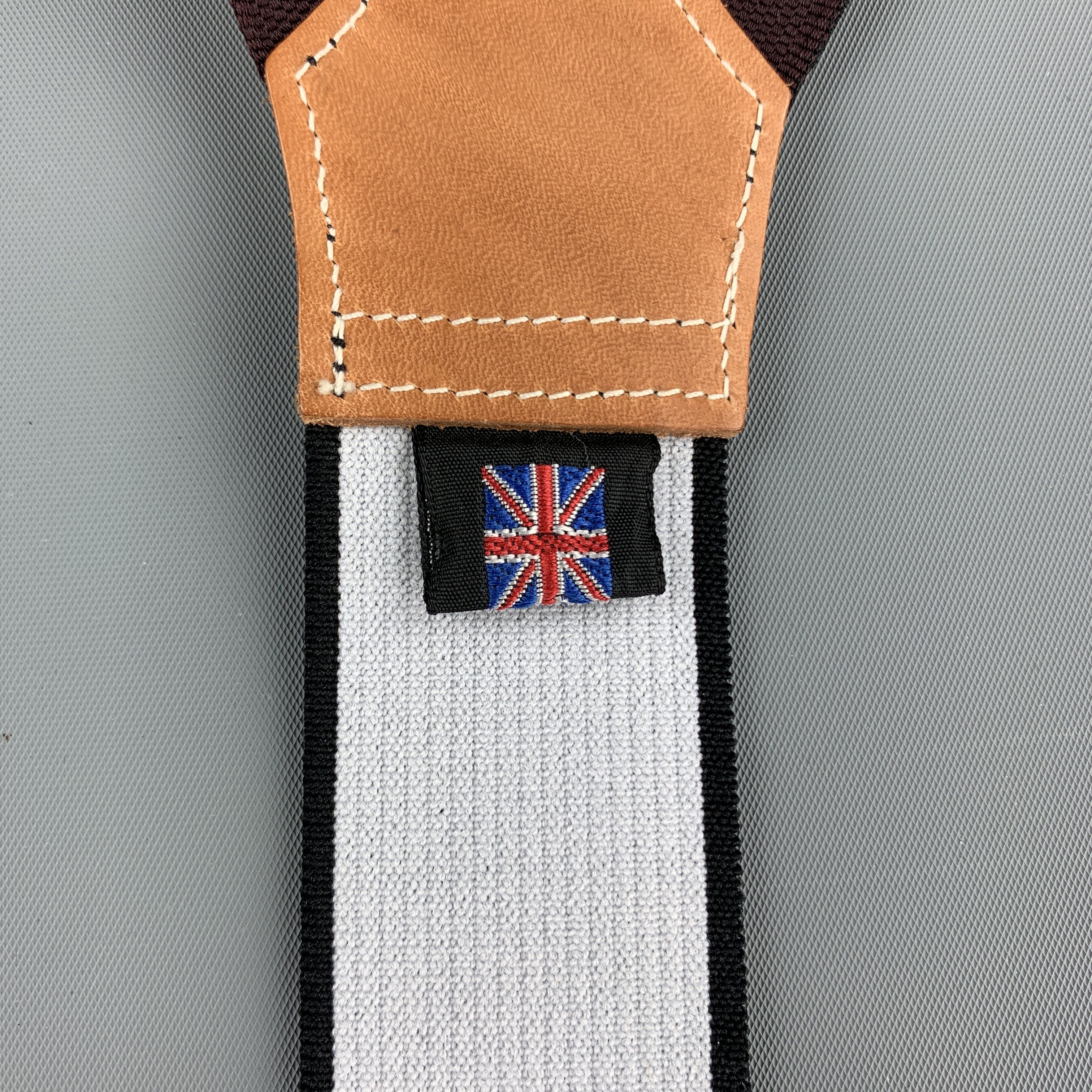 THURSTON サスペンダー バーガンディ THURSTON LONDON Burgundy
