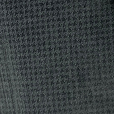 ERMENEGILDO ZEGNA Size 44 Black Houndstooth Cotton Silk Sport Coat