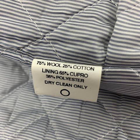 BAND OF OUTSIDERS Talla 36 Chaleco de algodón de lana a rayas verde burdeos