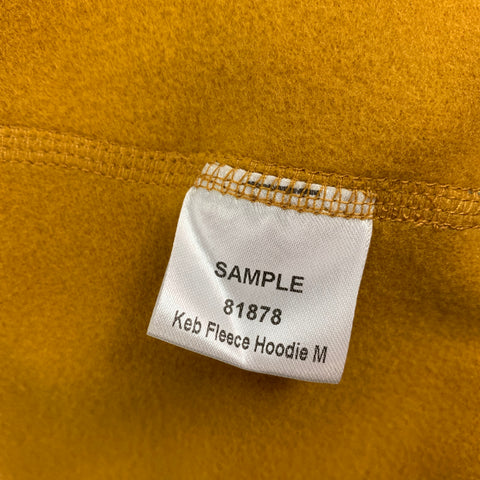 FJALLRAVEN Size M Mustard Fleece Hoodie Sweatshirt