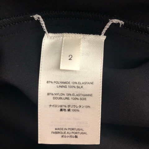 THE ROW Size 2 Black Polyamide Dress Pants