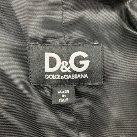 D&G by DOLCE & GABBANA Size 38 Black Silk Blend Vest