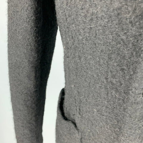 COMME des GARCONS HOMME PLUS Size M Black Wool Blend Textured Jacket