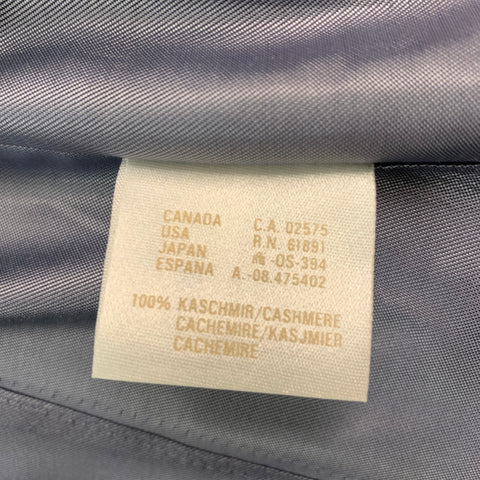 ESCADA Taille 6 Veste à simple boutonnage en cachemire bleu