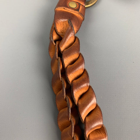 Porte-clés tressé beige IL BISONTE