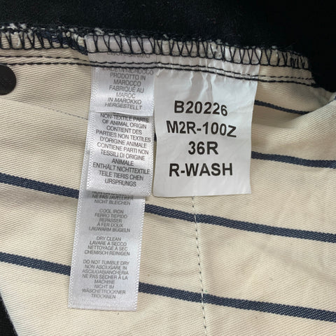 PAUL SMITH Size 36 Black Cotton Blend Jeans