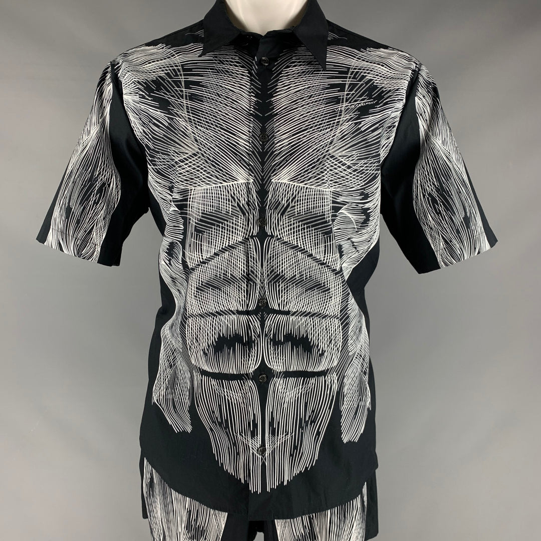 OPENING CEREMONY Size S Black White Print Cotton Set