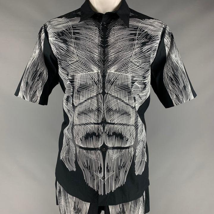 OPENING CEREMONY Size S Black White Print Cotton Set