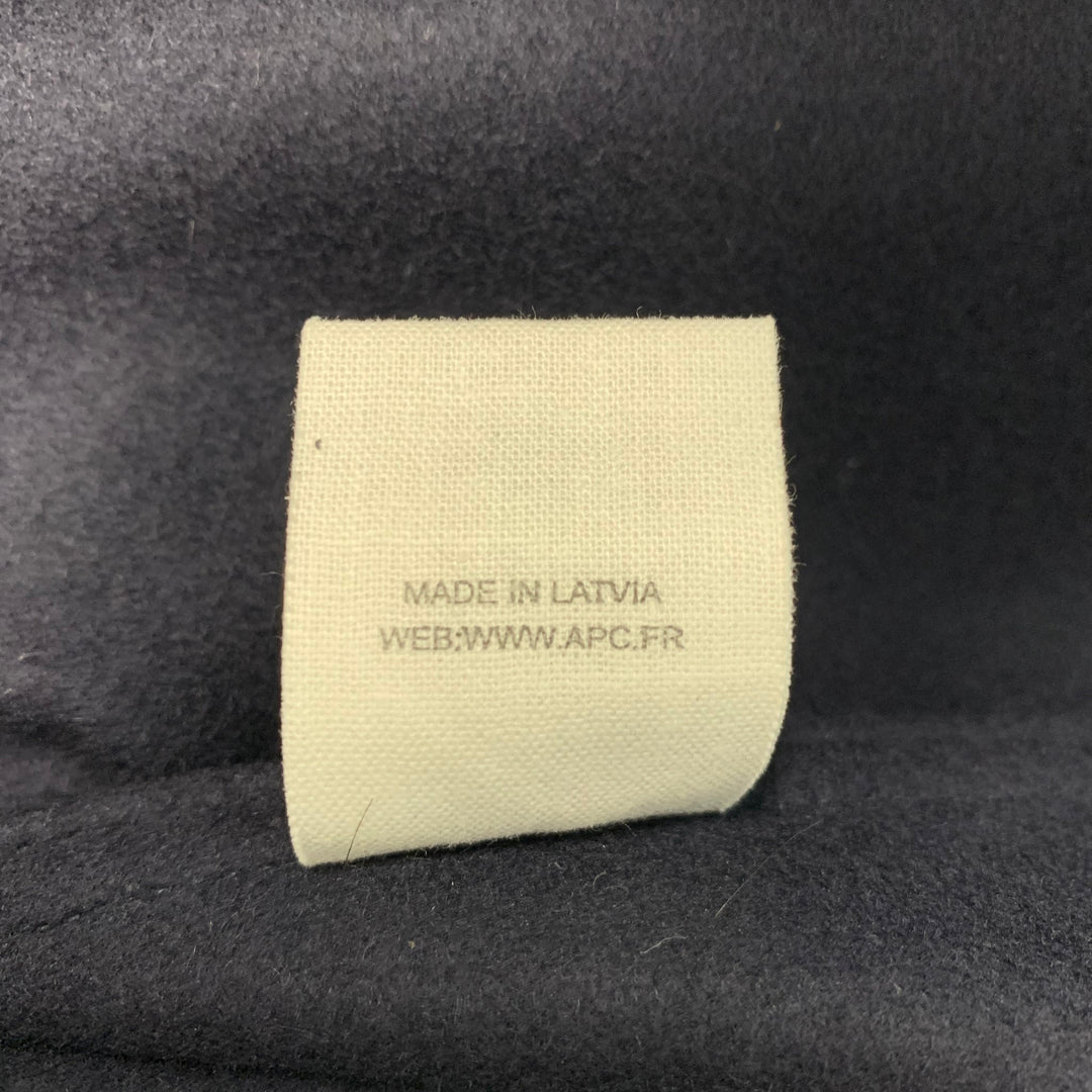 A.P.C. Size M Navy Wool Two Pockets Jacket