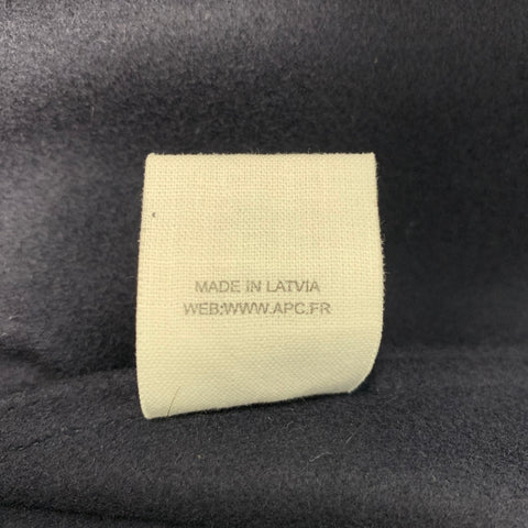 Veste à deux poches en laine marine taille M APC