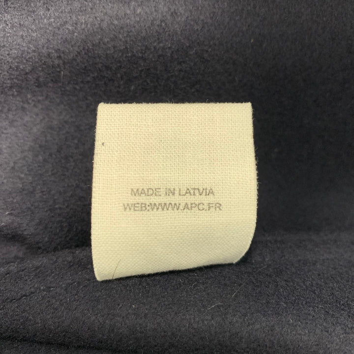 A.P.C. Size M Navy Wool Two Pockets Jacket