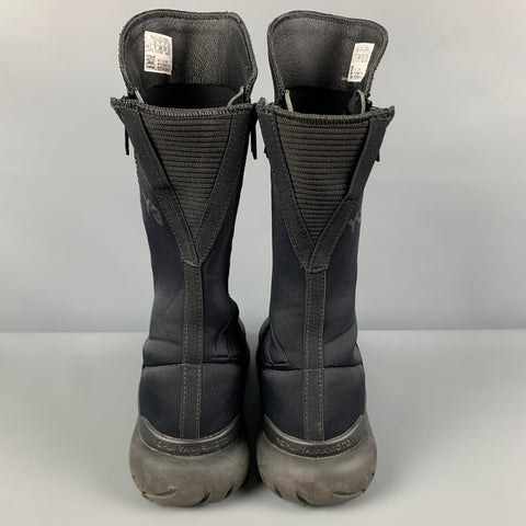 Y-3 Taille 6.5 Bottes Qasa Elle zippées en nylon noir