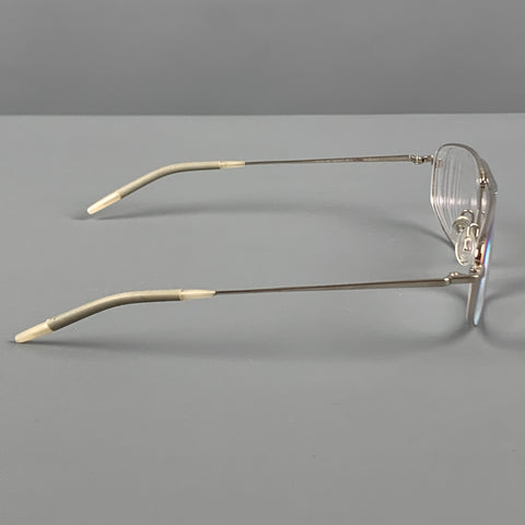 OLIVER PEOPLES Silver Tone Titanium Frames