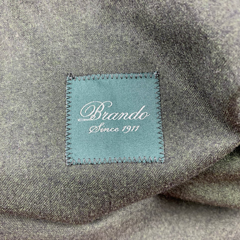 BRANDO Size 36 Charcoal Wool Notch Lapel Sport Coat