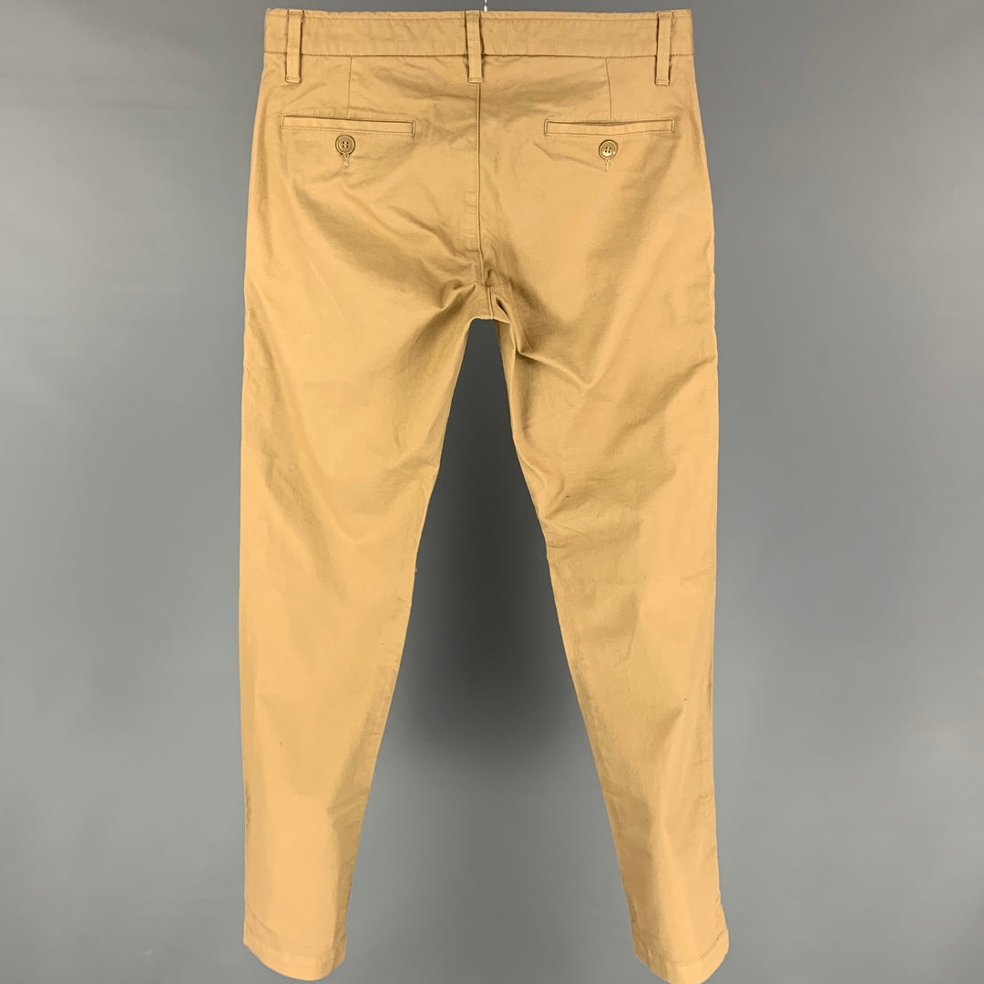 GROWN&SEWN Size 31 Khaki Cotton Chino Casual Pants