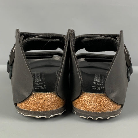 BIRKENSTOCK x ALEX WOLFE Taille 8 Sandales en cuir noir
