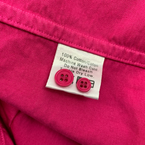 BAND OF OUTSIDERS Size S Pink Cotton Button Down Long Sleeve Shirt