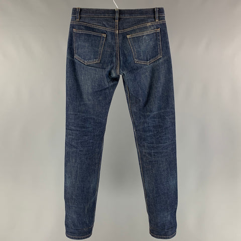 Vaqueros con botones desgastados de algodón azul talla 26 de APC