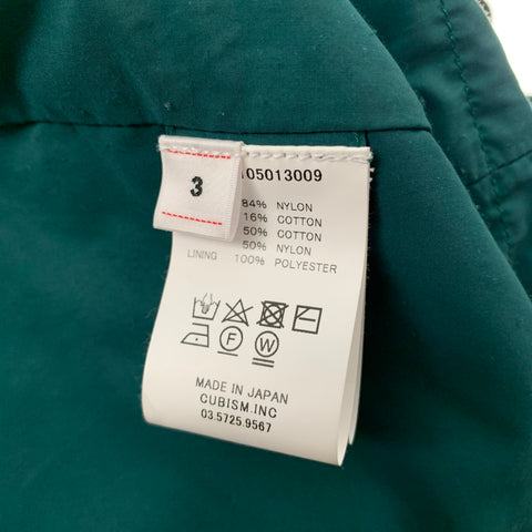 VISVIM Chaqueta Parka Lakota Nylon/Algodón Verde Talla M