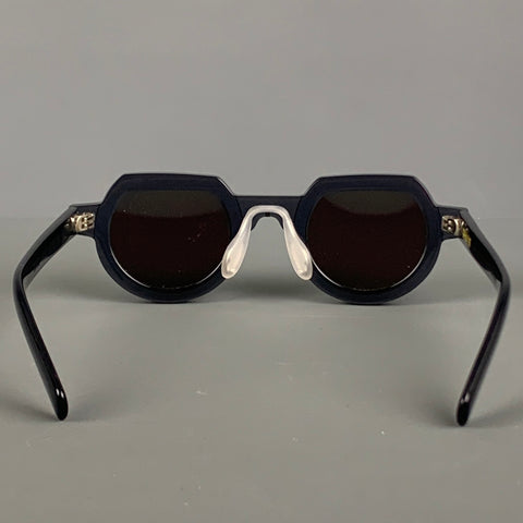 POST-MODERN PRIMITIVE EYE PROTECTIO Grey Acetate Sunglasses & Eyewear