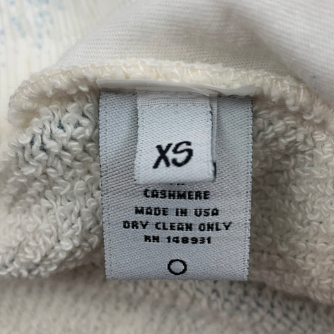 THE ELDER STATESMAN Size XS Cream Multi-Color Cotton Cashmere Casual Pants