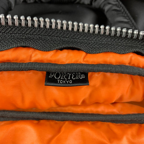 PORTER Sac à dos messager en nylon noir