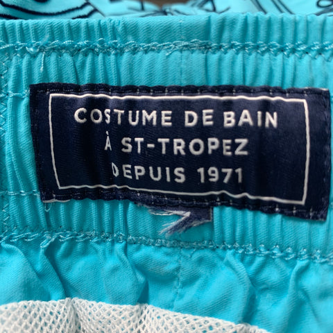 VILEBREQUIN Maillot de bain taille 32 bleu turquoise ancre taille élastique
