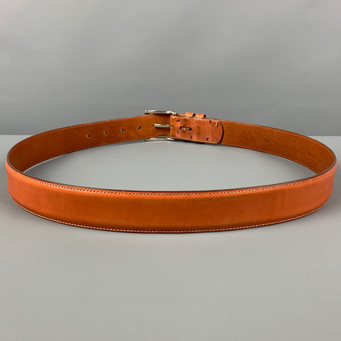 STEFANOBI Size 38 Tan Leather Belt