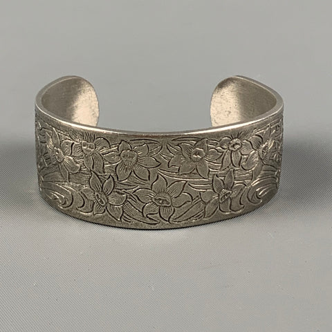 SALISBURY Silver Pewter March Cuff Bracelet