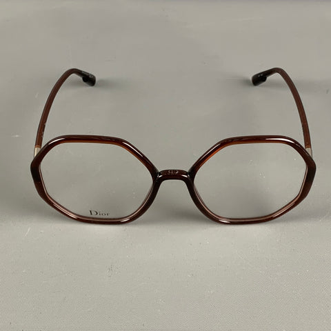 CHRISTIAN DIOR Brown Acetate Frames