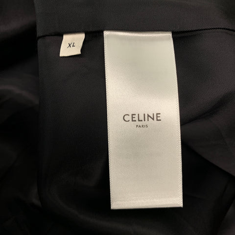 CELINE Size 44 Red Polyester Bomber Jacket