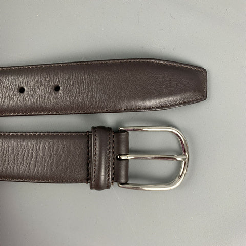ANDERSON'S Size 38 Brown Leather Belt