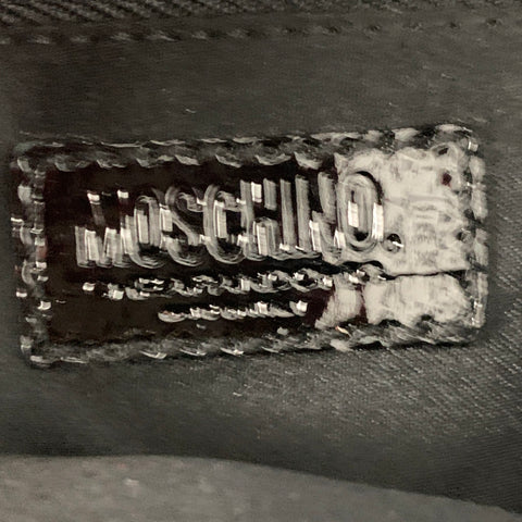 MOSCHINO Black Quilted Mini Handbag & Leather Goods