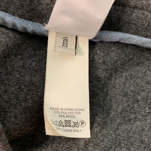 JACK SPADE Size XS Navy Grey Polyester Wool Jacket