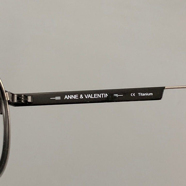 ANNE ET VALENTIN Black Acetate Rebuild Frames