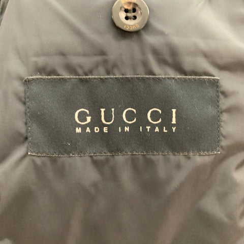 GUCCI by TOM FORD Size 36 Black Cotton Nylon Parka Coat