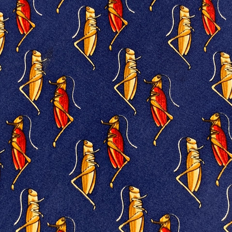 TIFFANY & CO. Blue Yellow Silk Tie