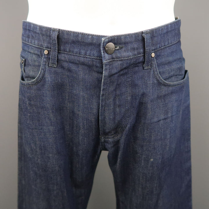 ETRO Size 32 Indigo Denim Zip Fly Jeans