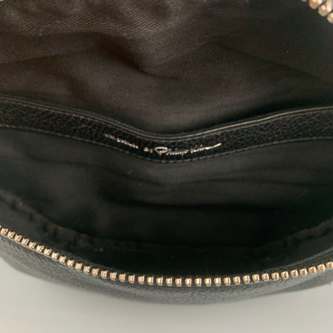3.1 PHILLIP LIM Black Pebble Grain Leather Belt Bag