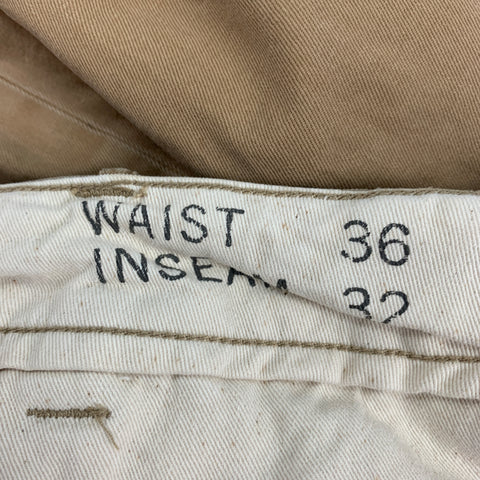 RRL by RALPH LAUREN Size 36 Beige Cotton Casual Pants