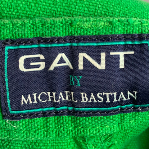 GANT by MICHAEL BASTIAN Size 34 Green Cotton Low Rise Casual Pants