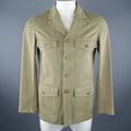 AGNES B. 38 Khaki Cotton Jacket AGNES B.