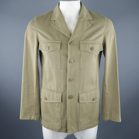 AGNES B. 38 Khaki Cotton Jacket AGNES B.
