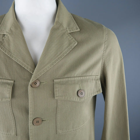AGNES B. 38 Khaki Cotton Jacket AGNES B.