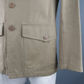 AGNES B. 38 Khaki Cotton Jacket AGNES B.