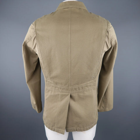 AGNES B. 38 Khaki Cotton Jacket AGNES B.