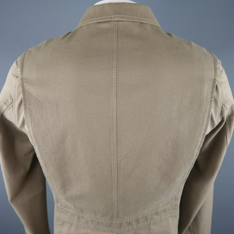 AGNES B. 38 Khaki Cotton Jacket AGNES B.