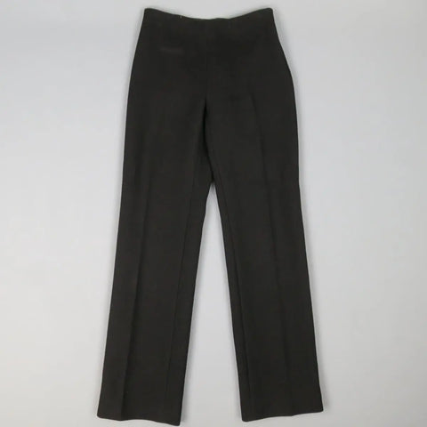 ALAIA Size 6 Black Wool Straight Leg Dress Pants ALAIA