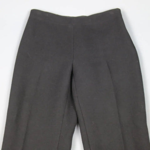 ALAIA Size 6 Black Wool Straight Leg Dress Pants ALAIA