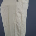 ALEXANDER MCQUEEN Size 6 Beige Denim Side Stripe Skinny Jeans ALEXANDER MCQUEEN